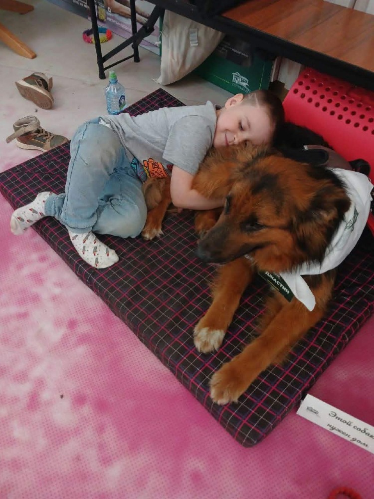 Jastin vrolijke knuffel !
